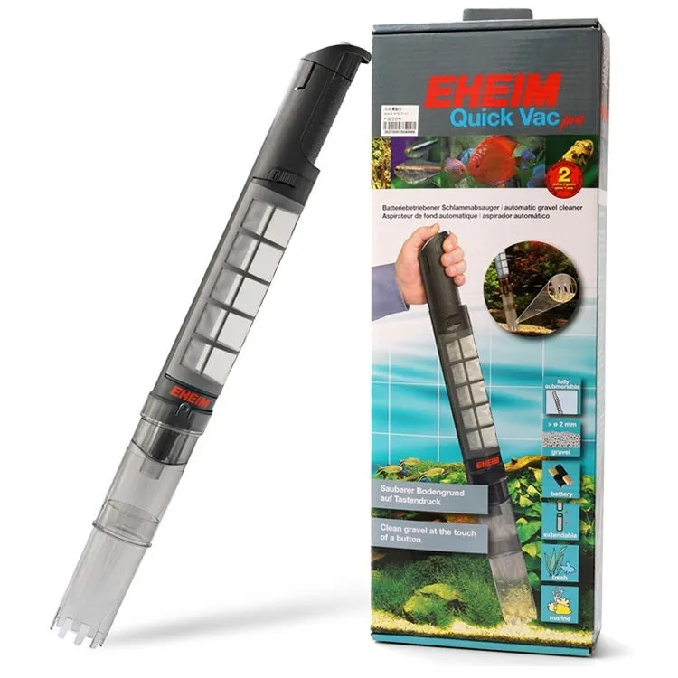 Ehan electric sand washer 3531 for fish tank cleaning, transparent black plastic, 65cm length
