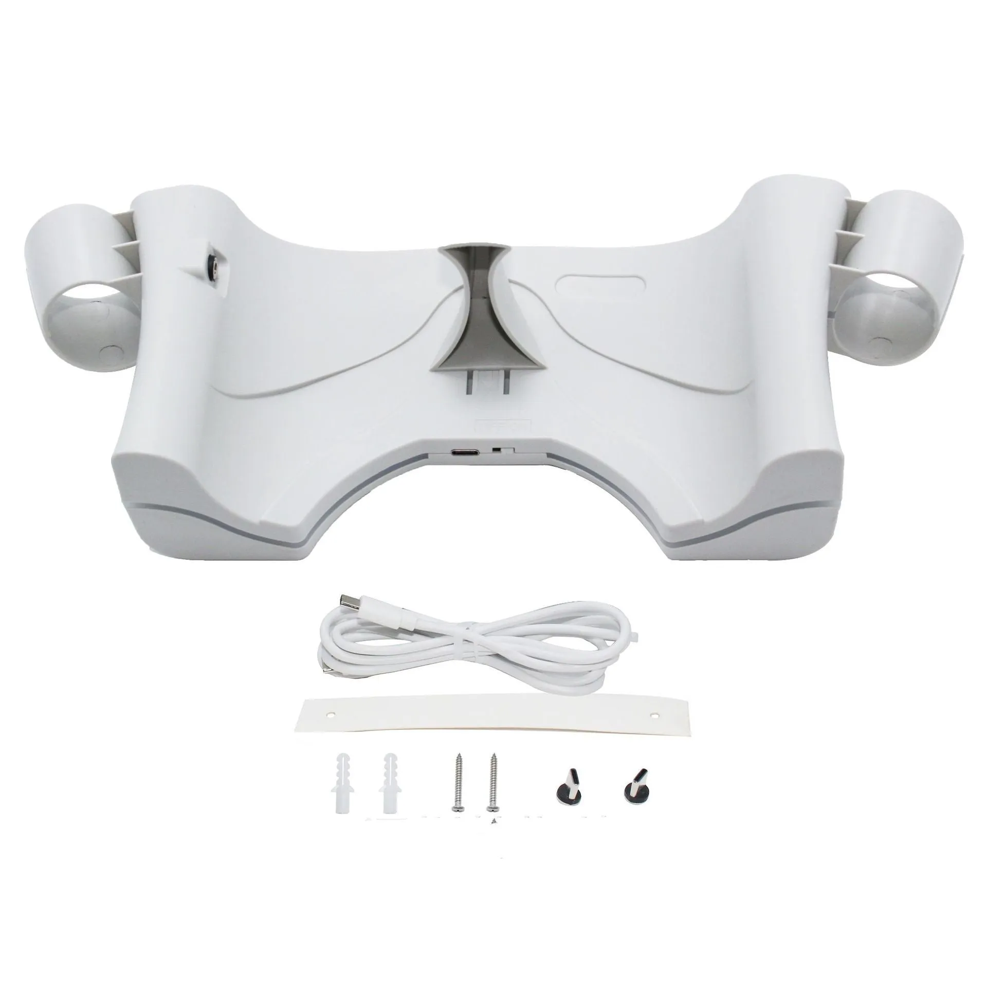 Milky white ABS wall-mounted quick charging set for Oculus Quest2 handle accessories with screw packing box