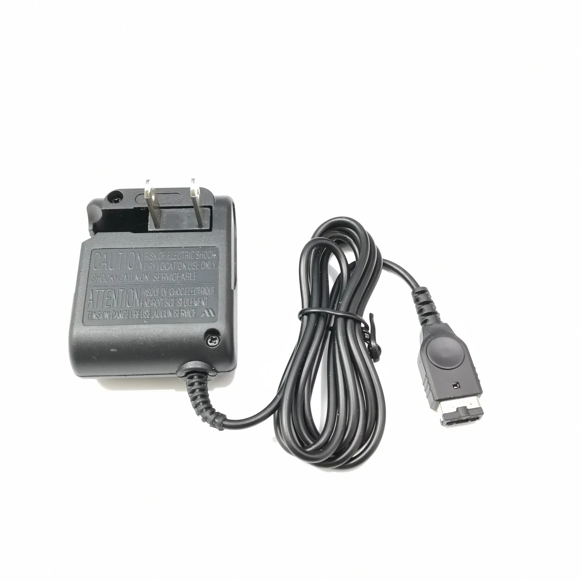 GBA SP Firecow charger with 1.5-metre cable, black, NDS interface, American Standard plug