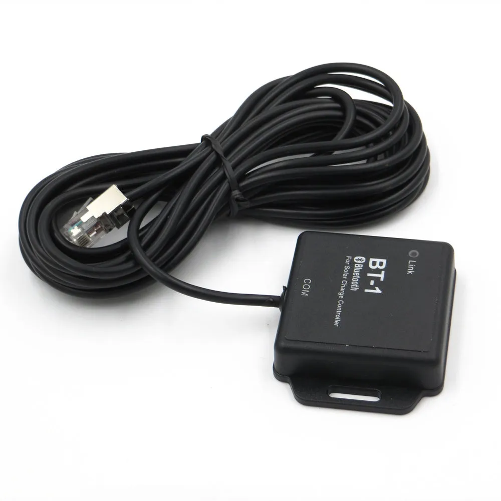 BT-1 solar panel controller with Bluetooth module for 12V/24V battery systems