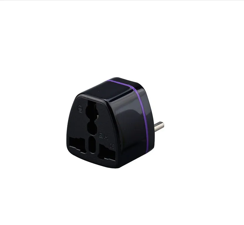 Pure copper global travel adapter plug in white, converting British and European standards, 10A 2500W