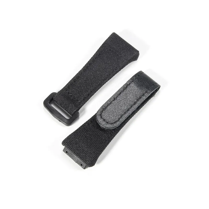Mini Matt Dragon canvas waterproof watch strap 25mm interface for Richard RM50 RM53 Miller in black with screws