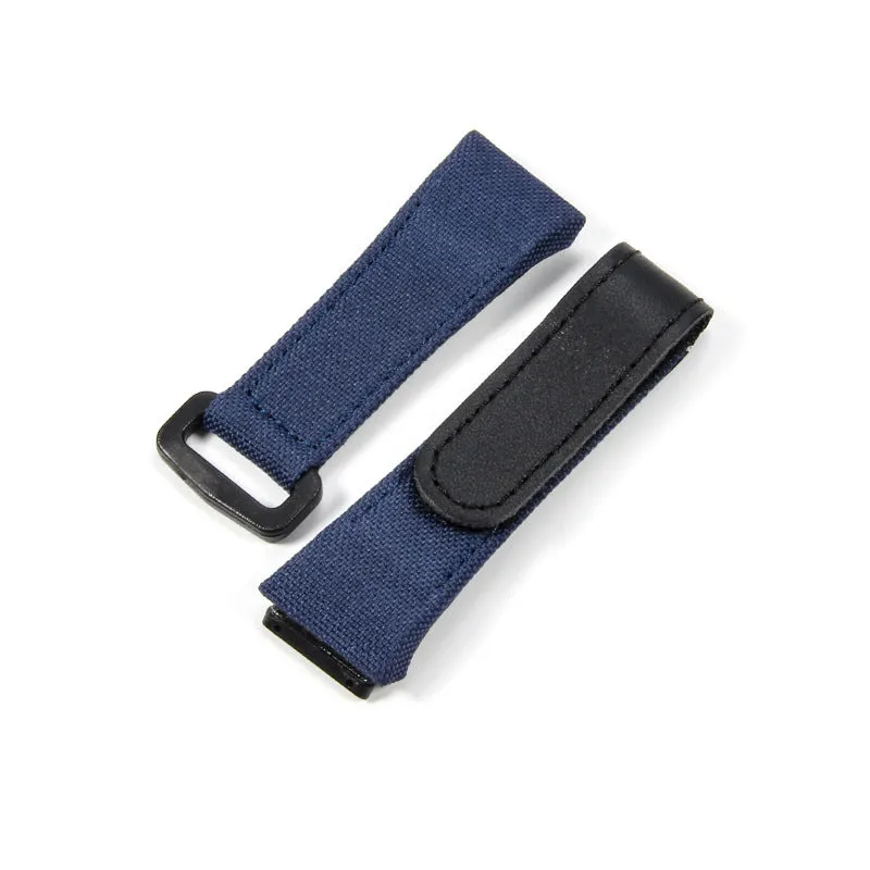 Mini Matt Dragon canvas waterproof watch strap 25mm interface for Richard RM50 RM53 Miller in black with screws