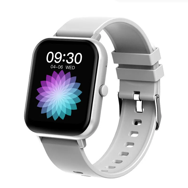 ZL54C Smart Watch in black with AMOLED screen displaying health metrics