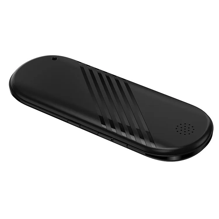 White Noise Gas Bone Conduction Sense Card Timing Bluetooth Speaker in black, white, sky blue, and pink