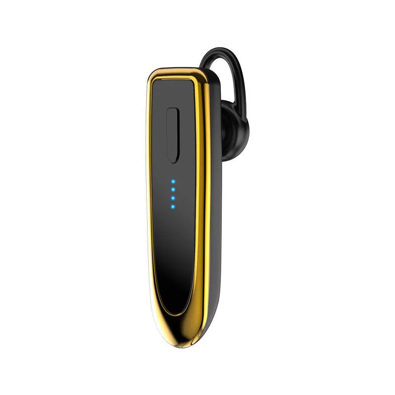 K23 wireless Bluetooth headset in black with sports style design, PC ABS body, and ear hook