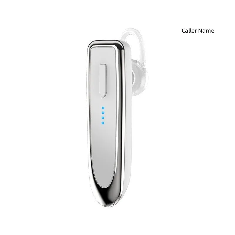 K23 wireless Bluetooth headset in black with sports style design, PC ABS body, and ear hook