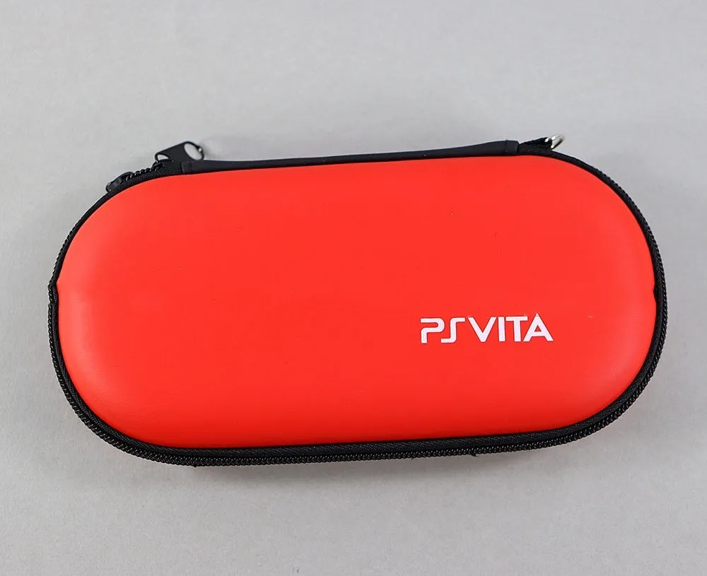 Black shockproof storage bag for PSVita console, protective travel pouch
