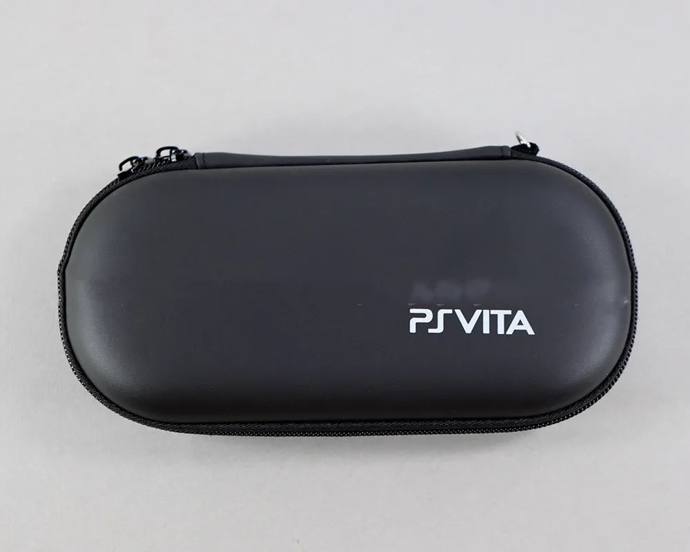 Black shockproof storage bag for PSVita console, protective travel pouch
