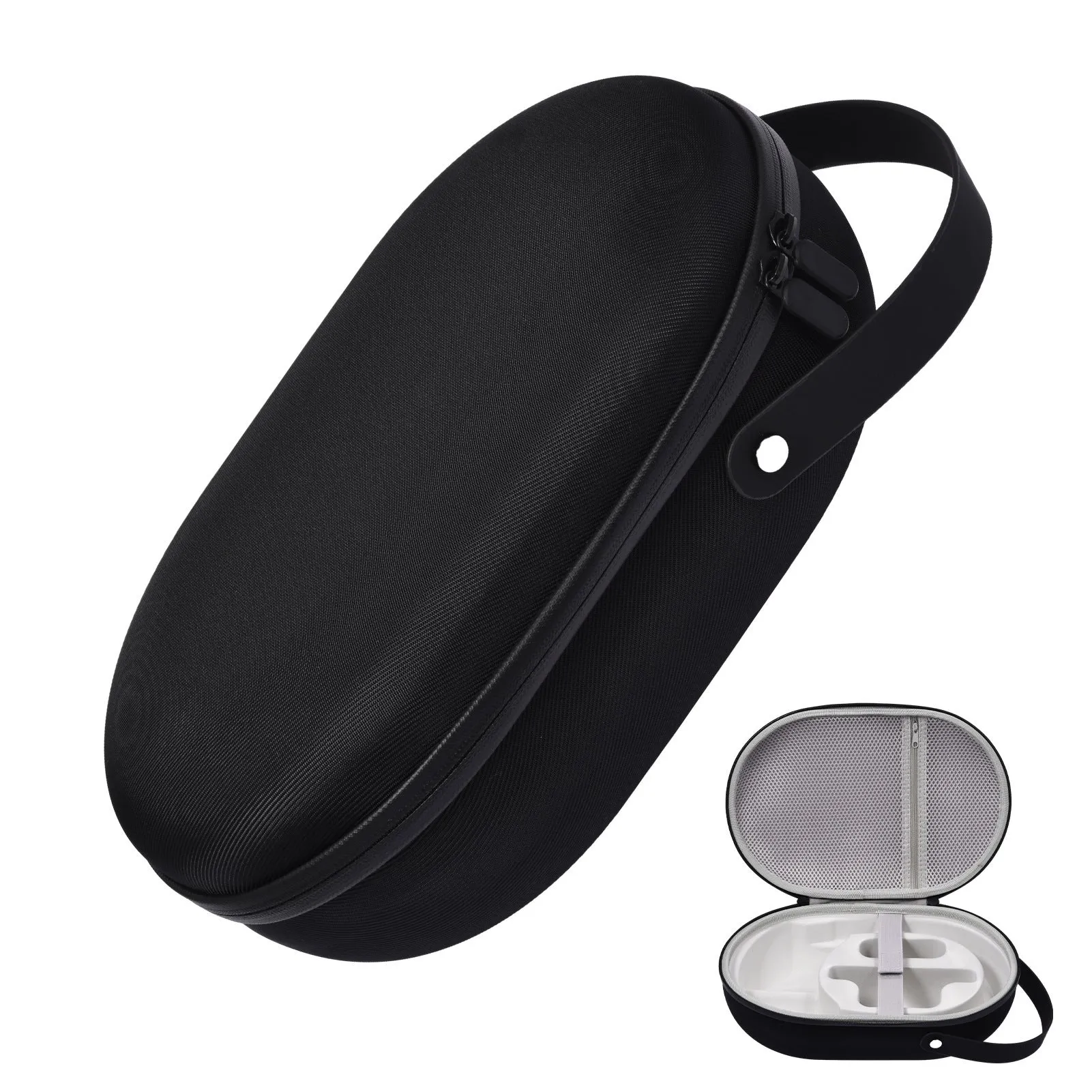 EVA storage box for Apple Vision Pro, 32x22x13cm, sewn construction, black twill version