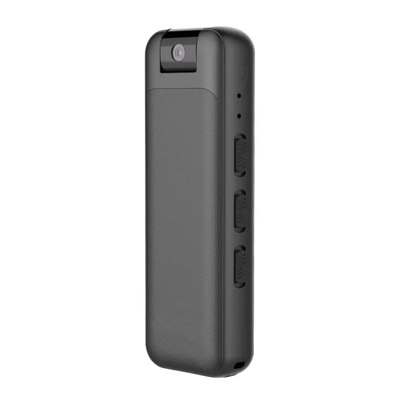 Black ABS recording pen with one-button operation and 50-metre noise reduction range