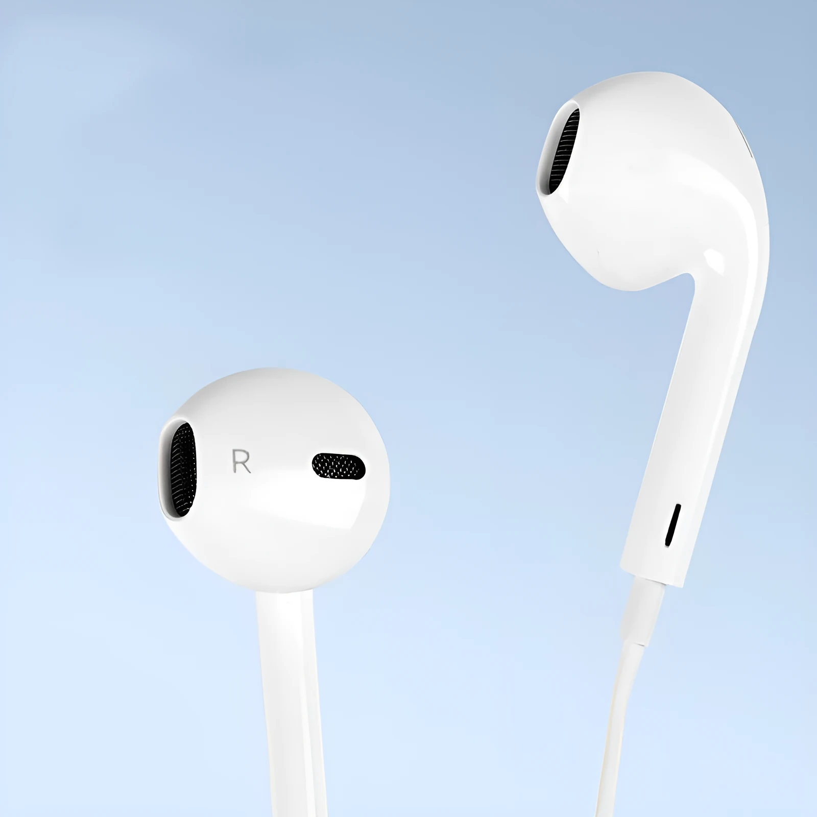 Universal wired earphone with crystal case and 120cm cable for iOS Android
