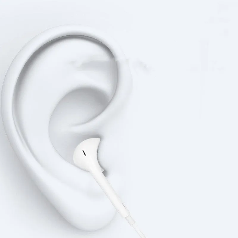 Universal wired earphone with crystal case and 120cm cable for iOS Android