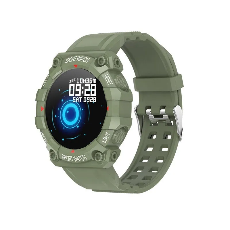 Smart bracelet Bluetooth wearable watch with 1.44 inch touch screen step heart rate monitor on wrist