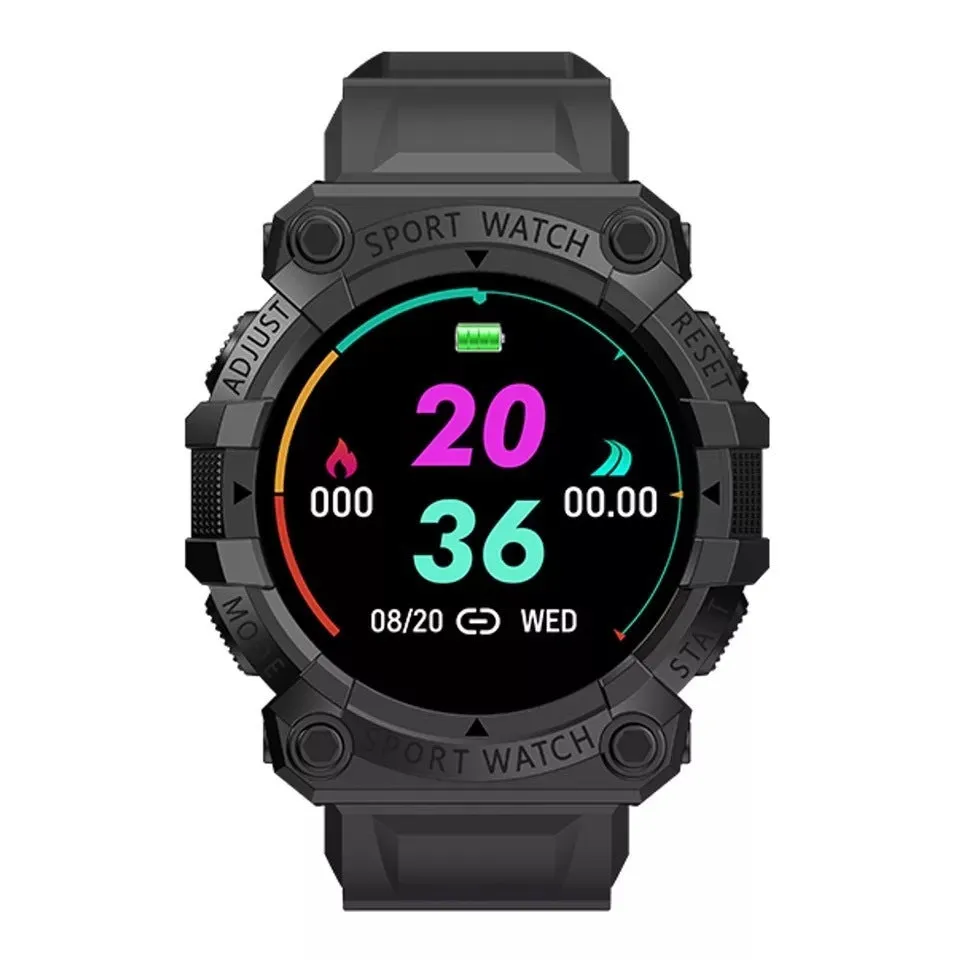 Smart bracelet Bluetooth wearable watch with 1.44 inch touch screen step heart rate monitor on wrist
