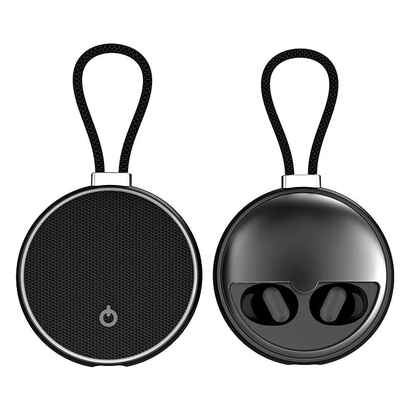 Wireless Bluetooth headset with noise reduction, wireless charging, power display, in black or red