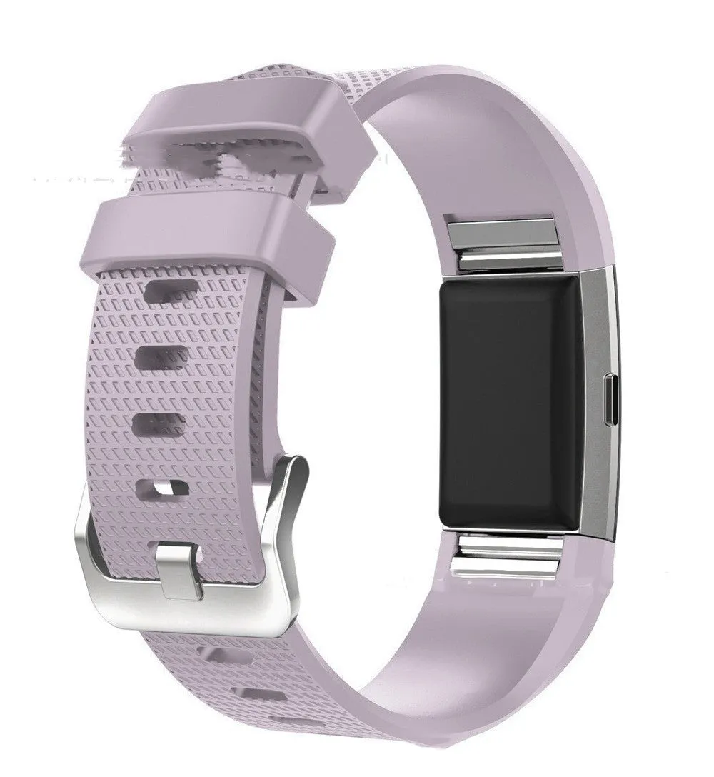 Smart silicone heart rate sports watch strap in soft silica gel, available in multiple colours for fitness tracking