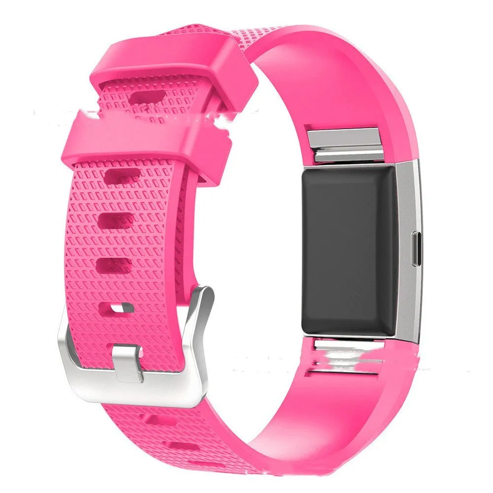 Smart silicone heart rate sports watch strap in soft silica gel, available in multiple colours for fitness tracking