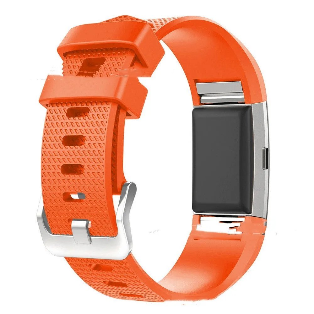 Smart silicone heart rate sports watch strap in soft silica gel, available in multiple colours for fitness tracking