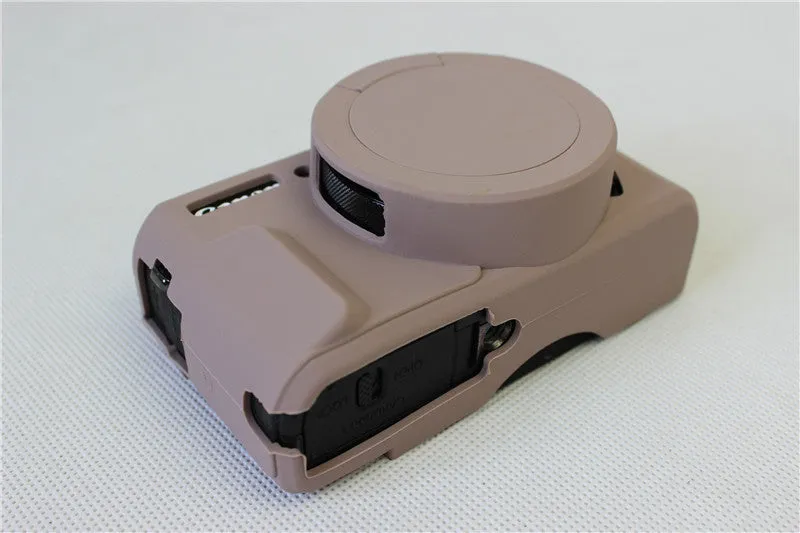 Silicone protective camera cover for Canon G7X Mark II and Mark III in four colours