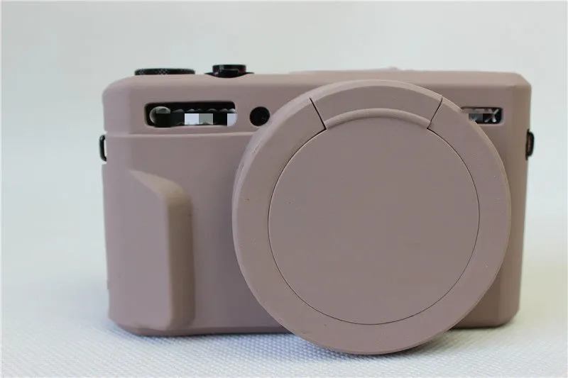 Silicone protective camera cover for Canon G7X Mark II and Mark III in four colours