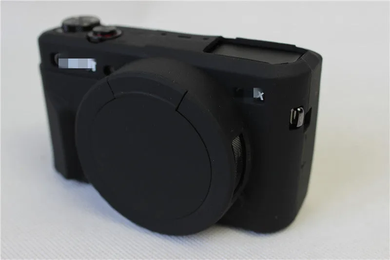 Silicone protective camera cover for Canon G7X Mark II and Mark III in four colours