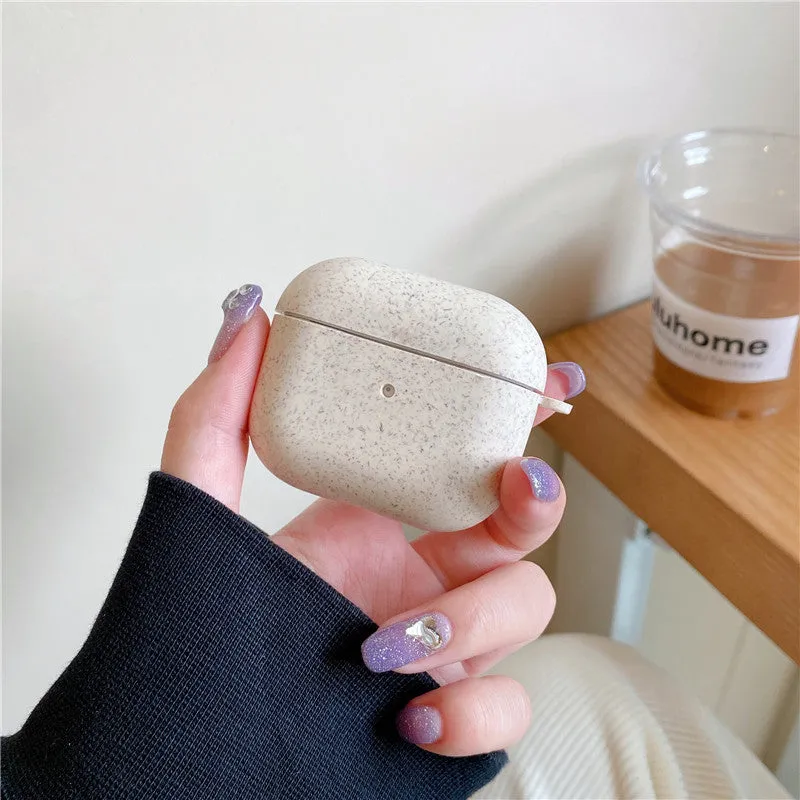 Silicone plastic protective sleeve for Apple AirPods in solid colour business simplicity style