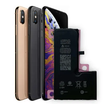 iPhone lithium battery replacement with 2501-3000mAh capacity for multiple models 4G to 15Pro Max