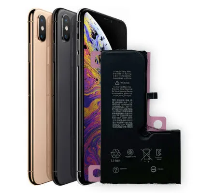 iPhone lithium battery replacement with 2501-3000mAh capacity for multiple models 4G to 15Pro Max