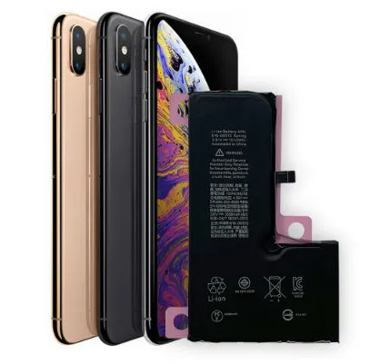 iPhone lithium battery replacement with 2501-3000mAh capacity for multiple models 4G to 15Pro Max