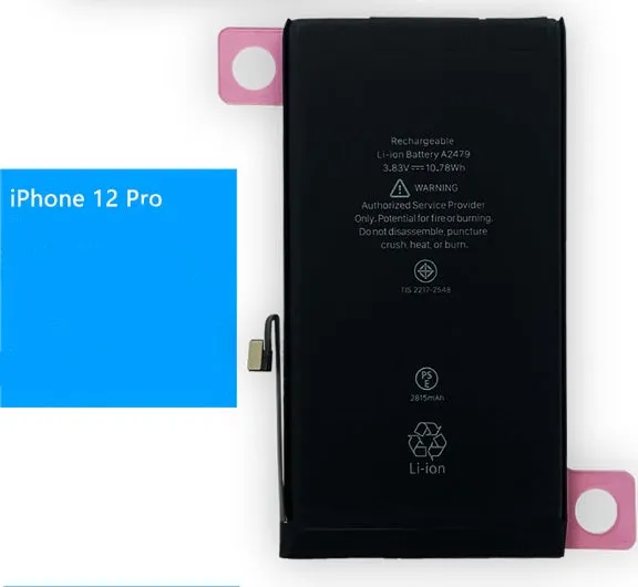 iPhone lithium battery replacement with 2501-3000mAh capacity for multiple models 4G to 15Pro Max