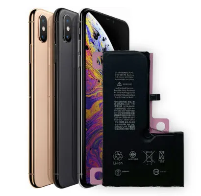 iPhone lithium battery replacement with 2501-3000mAh capacity for multiple models 4G to 15Pro Max