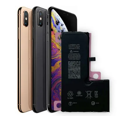 iPhone lithium battery replacement with 2501-3000mAh capacity for multiple models 4G to 15Pro Max