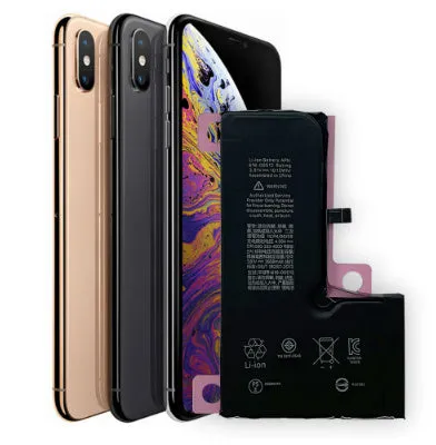 iPhone lithium battery replacement with 2501-3000mAh capacity for multiple models 4G to 15Pro Max