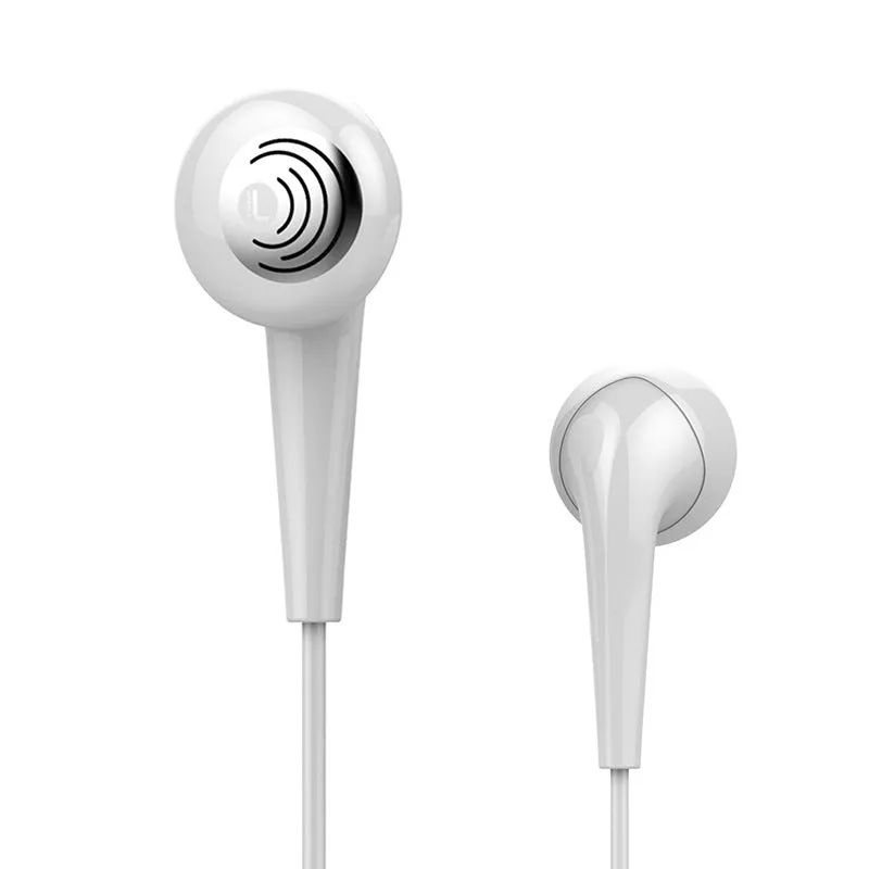 In-ear earphone with 14.2mm dynamic unit and metal sound ripples in black colour