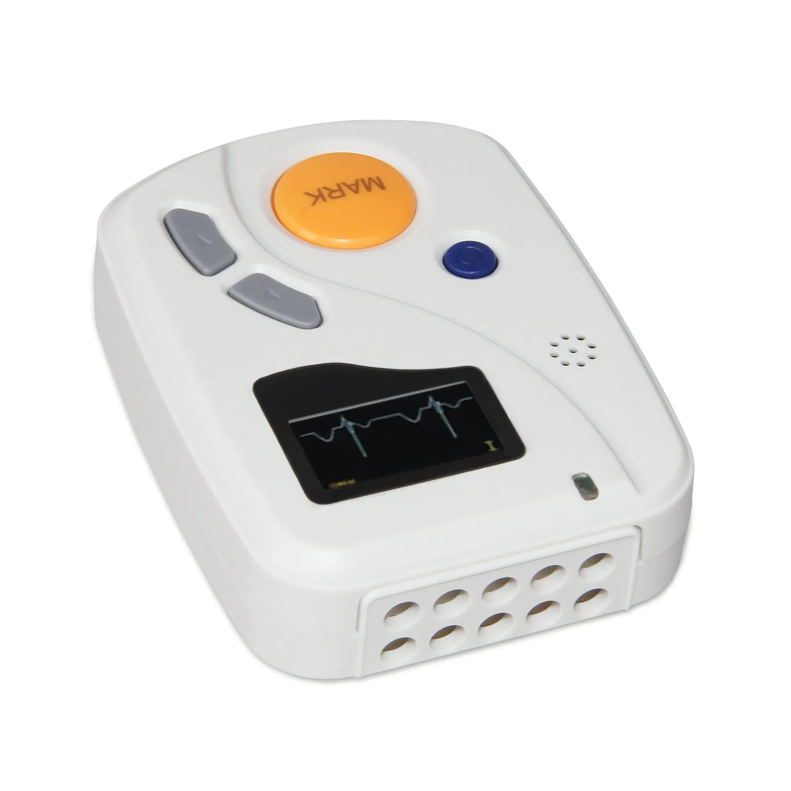 CONTEC TLC6000 12-lead Holter monitor with lead cable and PC software interface