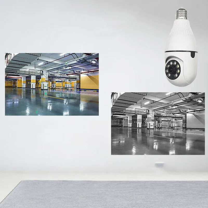 Rui Chuan Technology Minions model wireless indoor security camera with wide-angle lens.