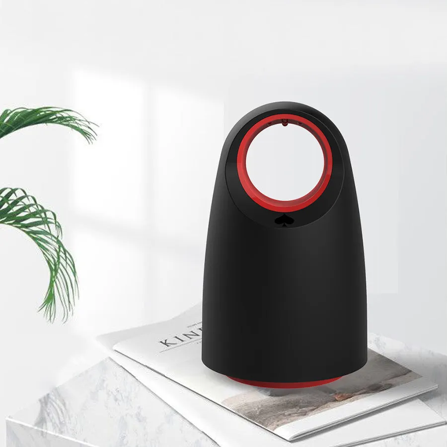 Black or white ABS mosquito killer measuring 12x12x21.5cm with UV LED light and USB cable