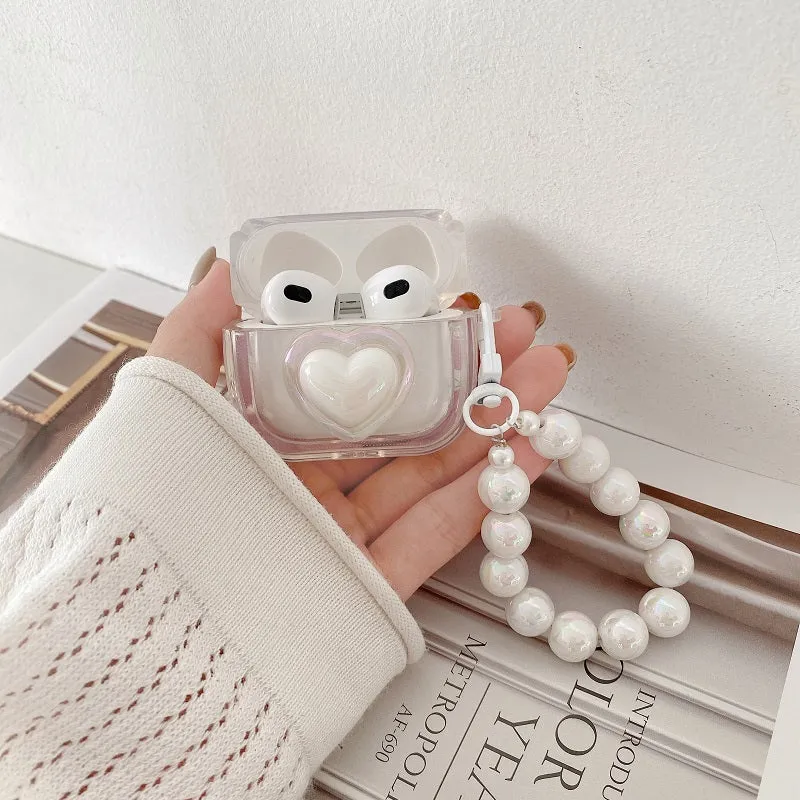 Simple white TPU protective case for Apple AirPods Pro, Pro 2, 2 and 3 earphone charging case