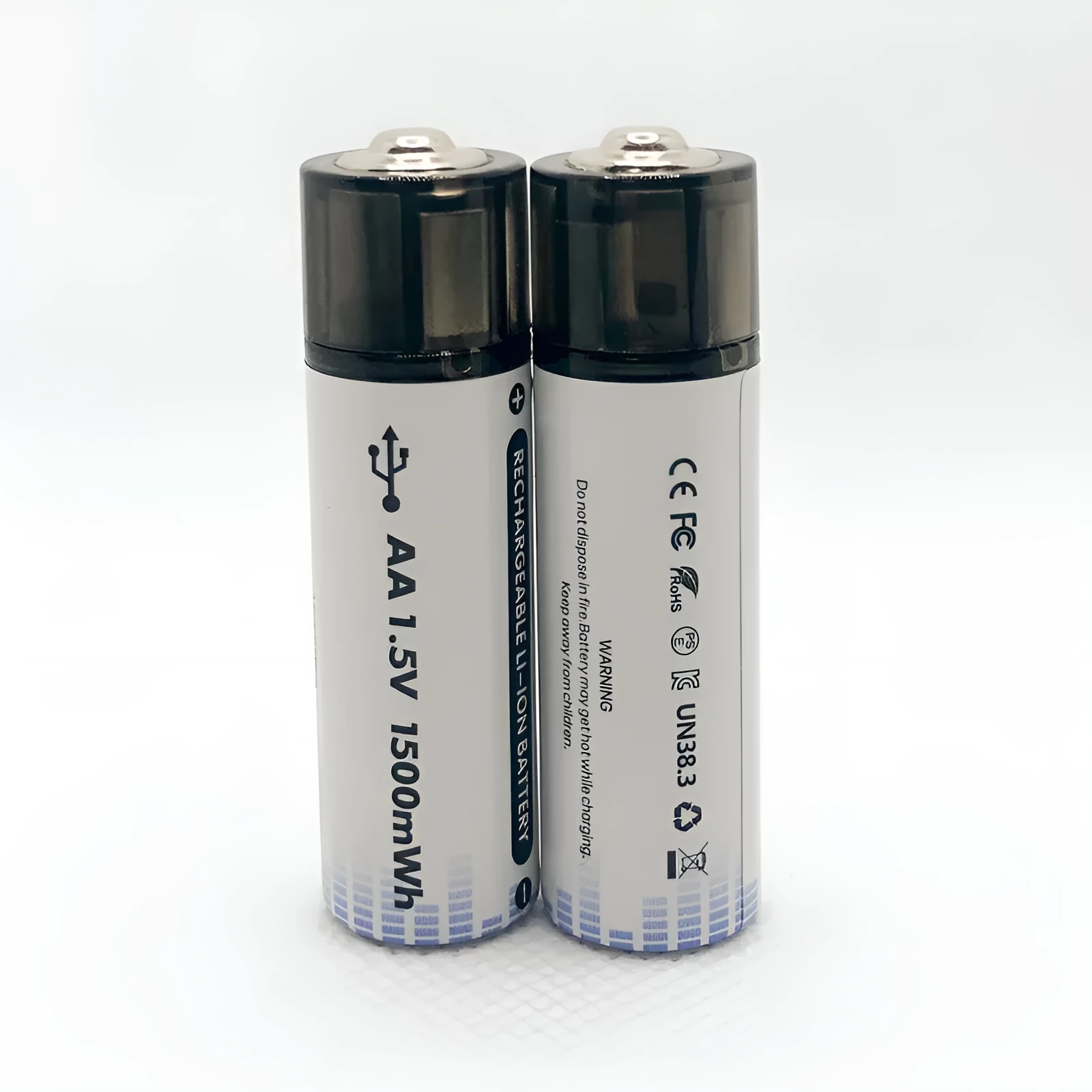 USB recharging No.5 lithium remote control battery with built-in Micro USB port