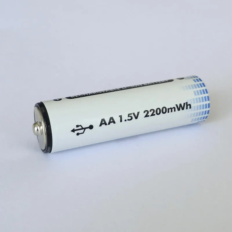 USB recharging No.5 lithium remote control battery with built-in Micro USB port