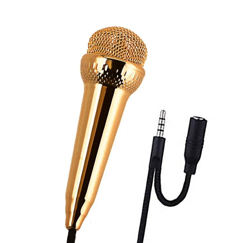 Mobile phone microphone capacitor with braided wire plastic body, 53mm by 16mm, in four colours