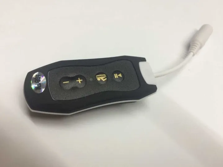 Waterproof Bluetooth MP3 player headset in multiple colours with USB cable for sports use