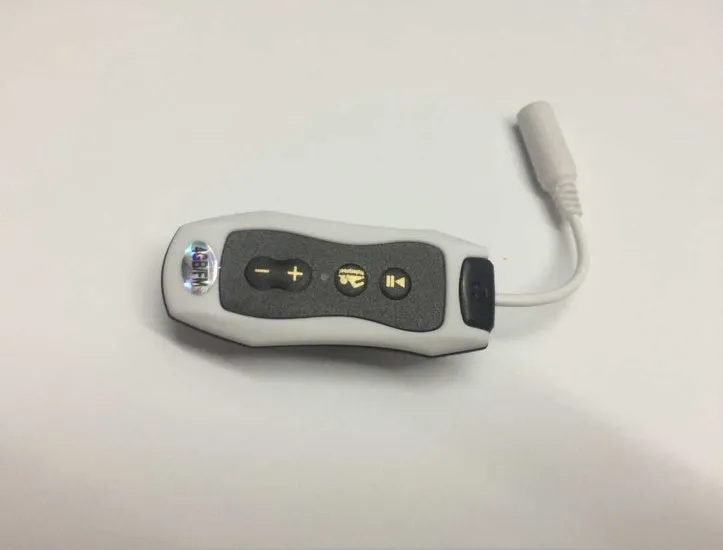 Waterproof Bluetooth MP3 player headset in multiple colours with USB cable for sports use