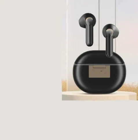 Air3 Deluxe HS true wireless Bluetooth headset in Black with charging bin and Type-C port