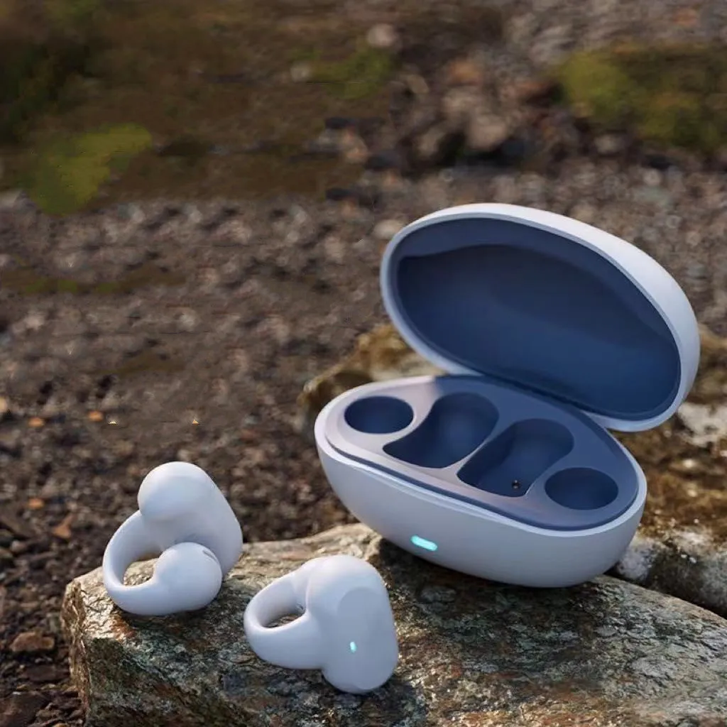Wireless Bluetooth in-ear headset plastic construction creative design i113 Black