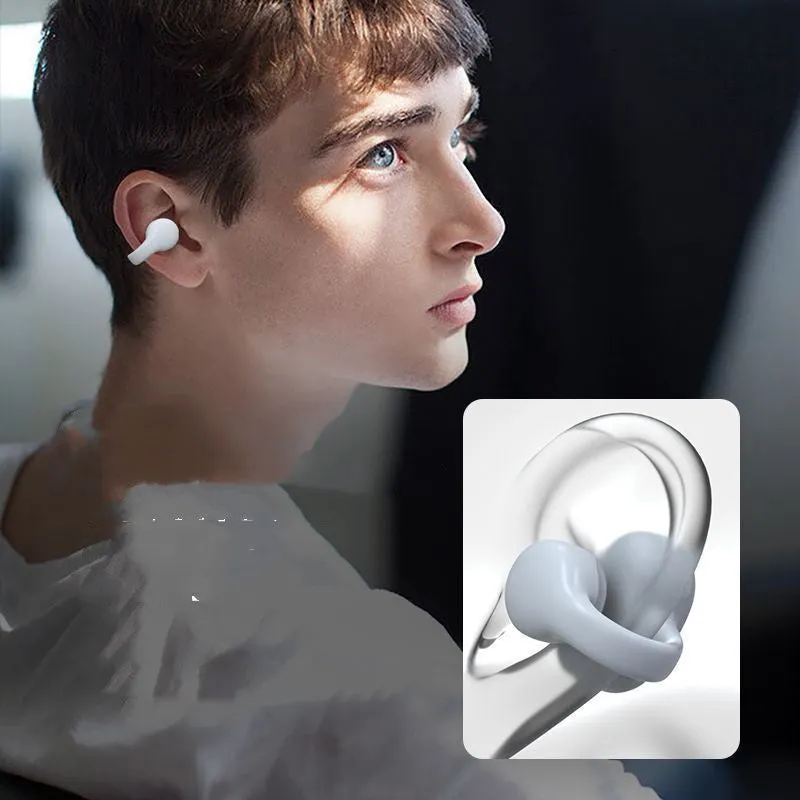 Wireless Bluetooth in-ear headset plastic construction creative design i113 Black