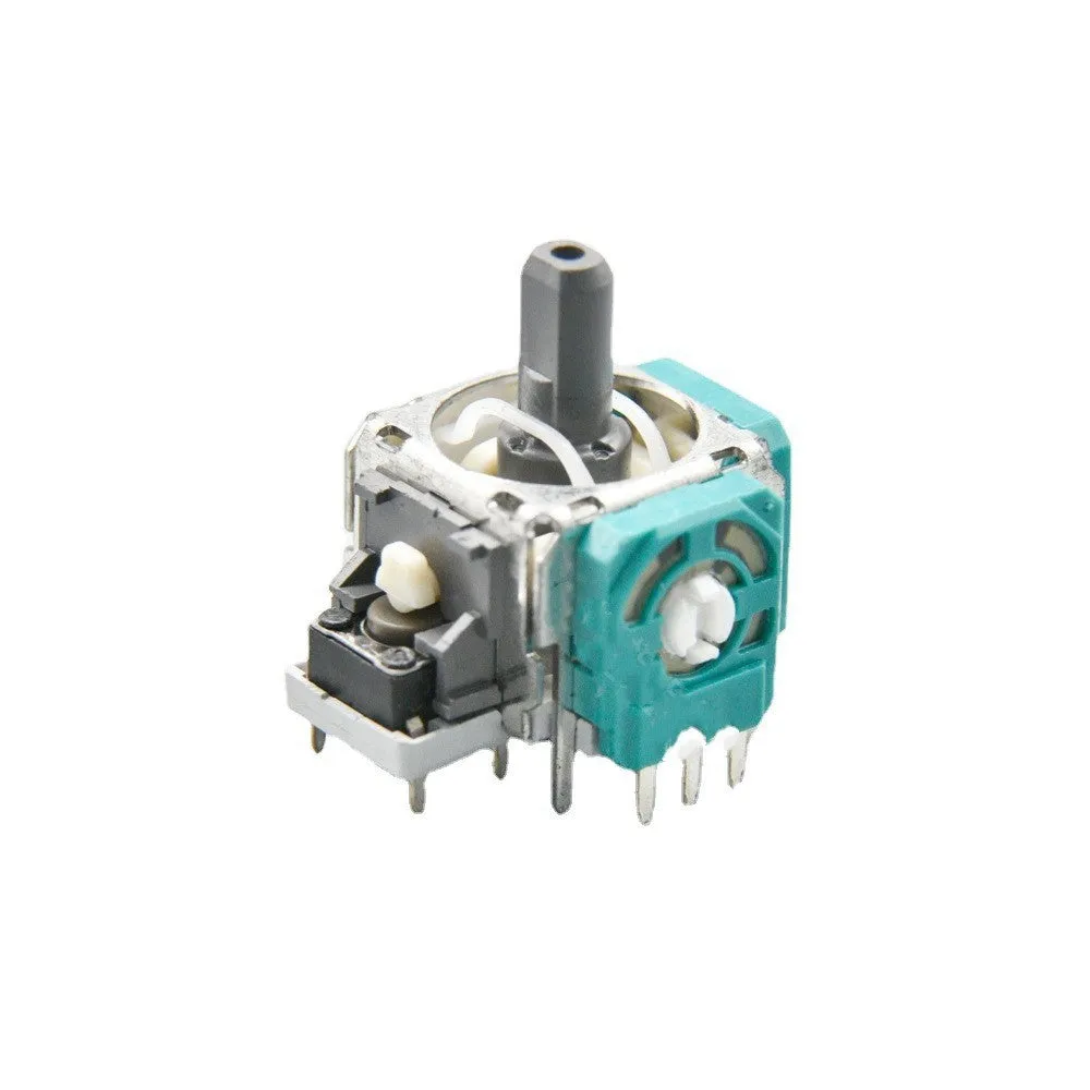 Green plastic 3D game joystick rocker for PS2 PS3 Xbox360 controller replacement part boxed