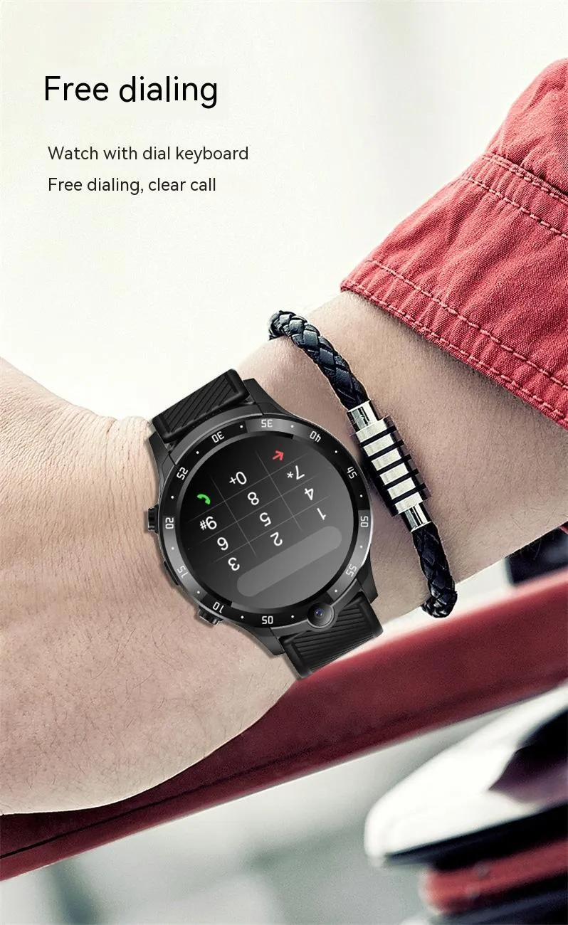 Smart Watch Watch3 black touch screen with Bluetooth calling and fitness tracking features