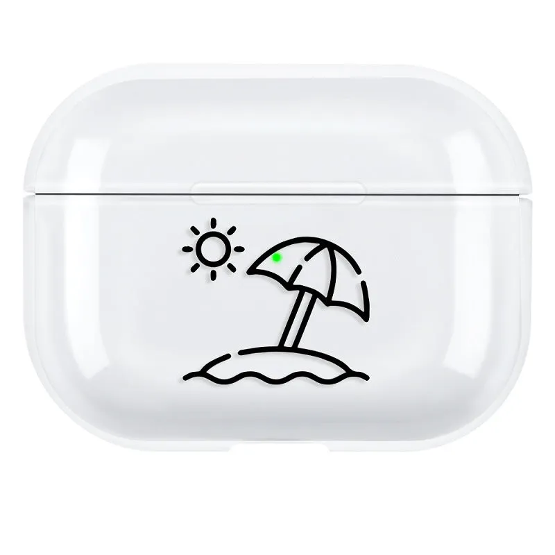 AirPods Pro 3 protective shell case in solid colour options with PC construction